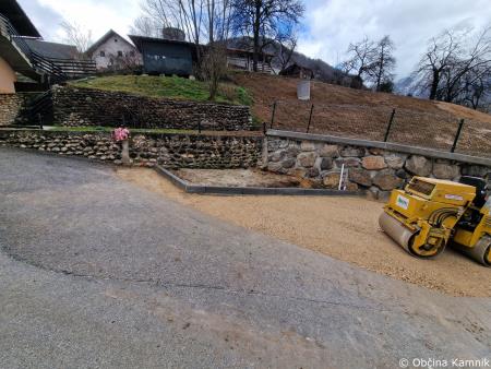 Sanacija zemeljskega plazu nad javne poti 660473 Županje Njive (6)